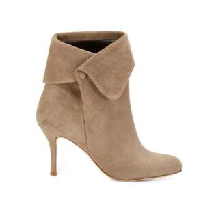 Sarah Flint "Sophia" Black (not taupe) Suede Booties